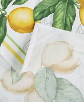 Martha Stewart Lots of Lemons Lint-Free Towel 3-Pack Set, 18" x 28"