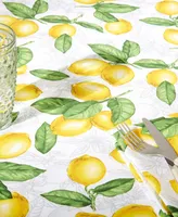 Martha Stewart Lots of Lemons Tablecloth Single Pack, 60" x 102"