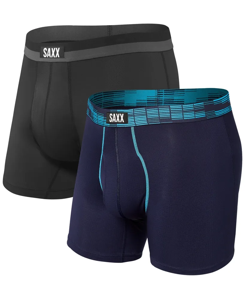 Saxx Men's Sport Mesh -Pk. Slim-Fit Boxer Briefs