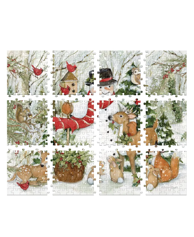 Lang Wood Land Snowman Advent Calendar Puzzle