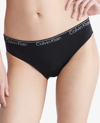 Calvin Klein Sheer Floral Lace Thong QF7352 - Macy's