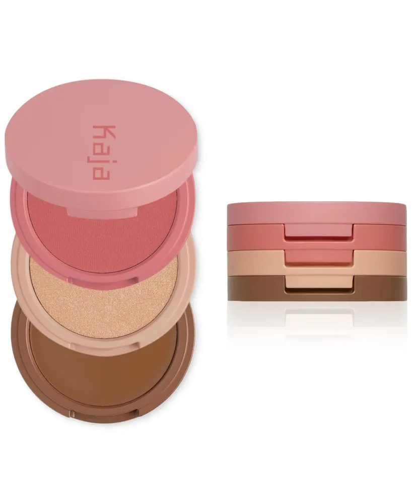 Kaja Face Bento Cream Bronzer, Powder Blush & Highlighter Sculpting Trio