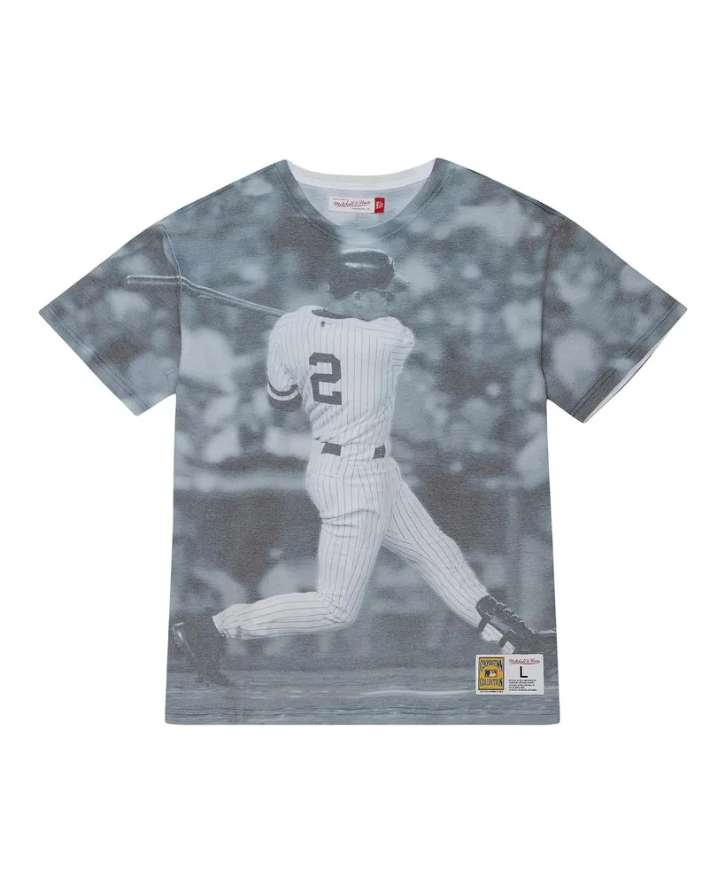 Men's Mitchell & Ness Derek Jeter New York Yankees Cooperstown Collection Highlight Sublimated Player Graphic T-shirt
