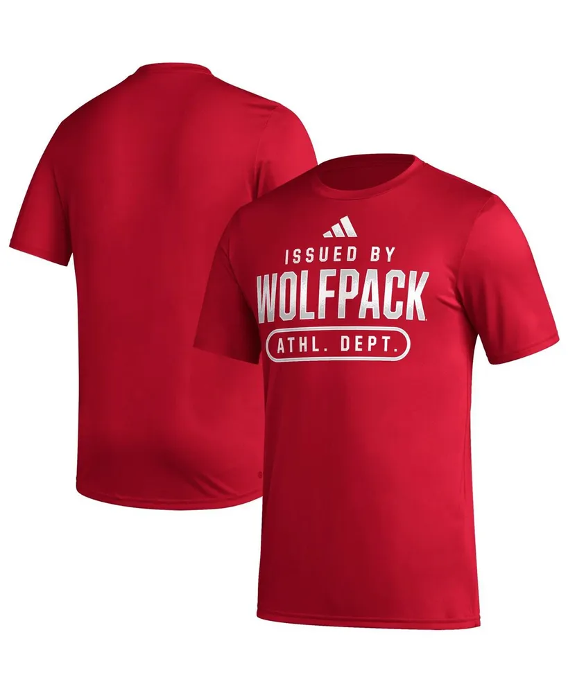 Men's adidas Red Nc State Wolfpack Aeroready Pregame T-shirt