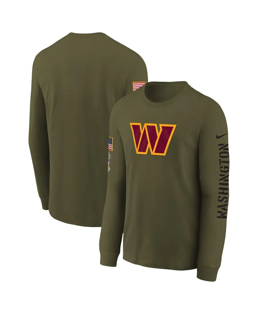 New England Patriots Nike Youth 2022 Salute To Service Team Logo Long  Sleeve T-Shirt - Olive