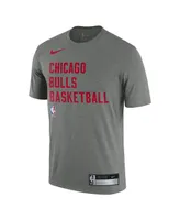 Men's Nike Heather Gray Chicago Bulls 2023/24 Sideline Legend Performance Practice T-shirt