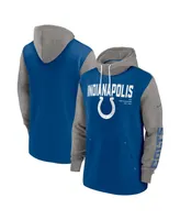 Men's Nike Royal Indianapolis Colts Fashion Color Block Pullover Hoodie