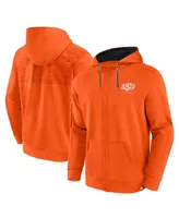 Men's Fanatics Orange Oklahoma State Cowboys Power Index Full-Zip Hoodie