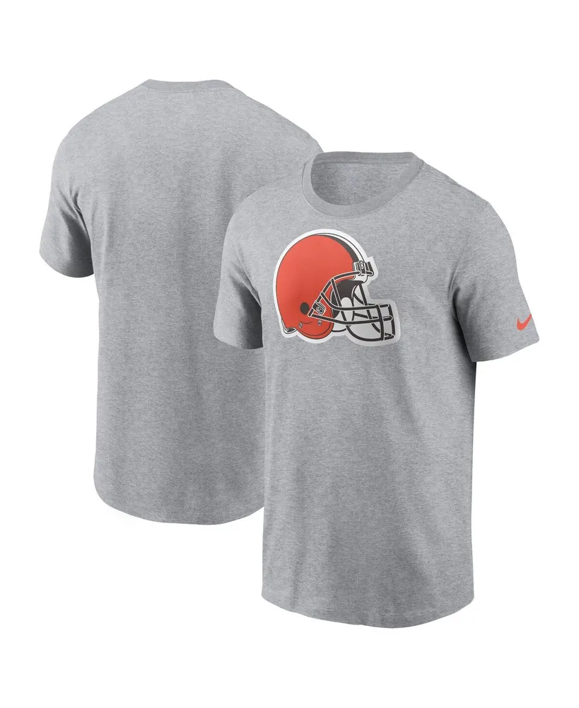 Men's Nike Gray Cleveland Browns Logo Essential T-shirt