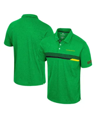 Men's Colosseum Green Oregon Ducks No Problemo Polo Shirt