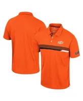 Men's Colosseum Orange Oklahoma State Cowboys No Problemo Polo Shirt