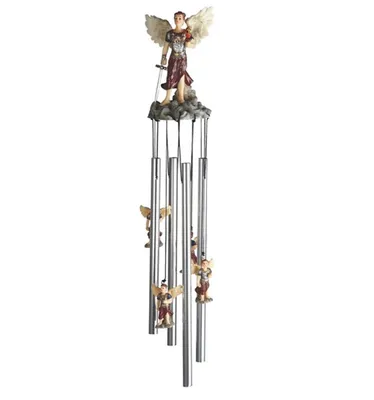 23" Long Archangel Jehudiel Round Top Wind Chime