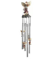 23" Long Archangel Jehudiel Round Top Wind Chime