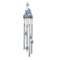 23" Long Buddha Round Top Wind Chime