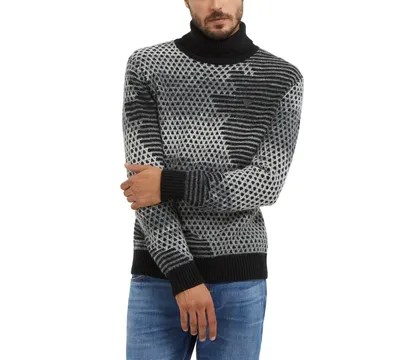 Guess Men's Stitched-Knit Sweater