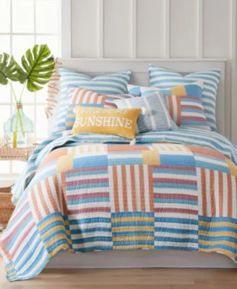 Levtex Sol Stripe Reversible Quilt Sets