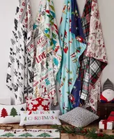 Levtex Yuletide Toile Reversible Oversized Throw, 68" x 68"