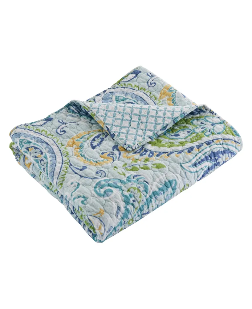 Levtex Cortona Paisley Reversible Quilted Throw, 50" x 60"