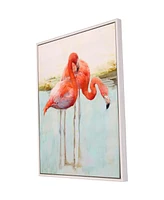 Wading Flamingo Ii Canvas