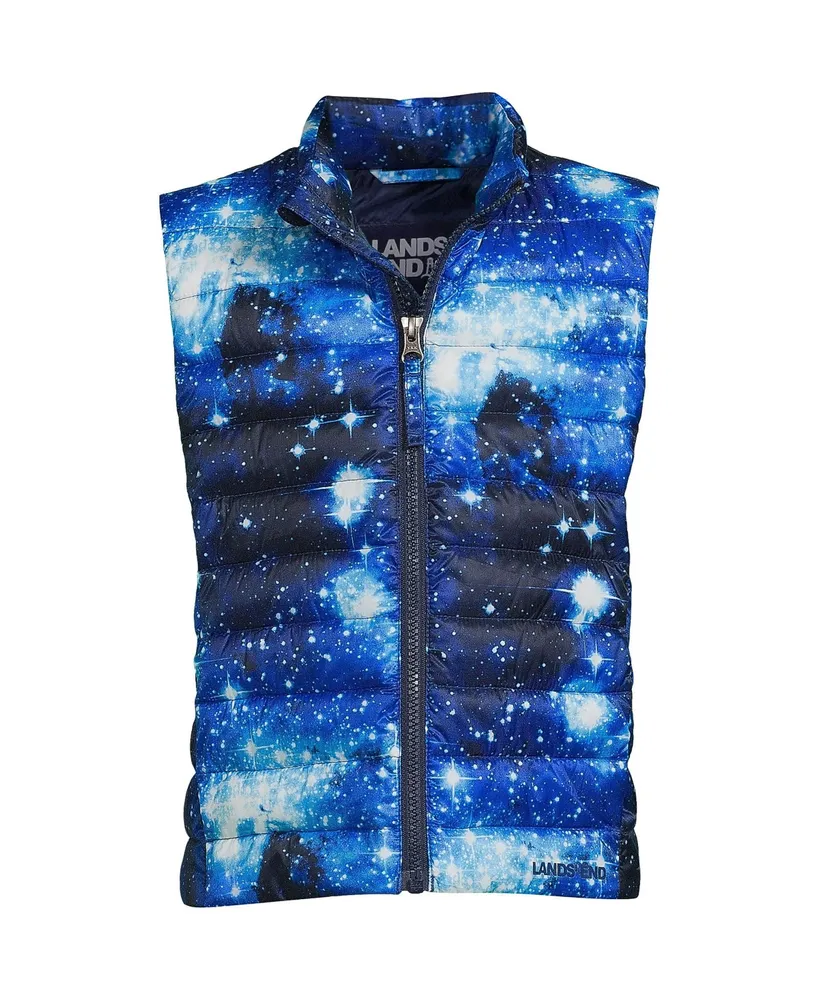 Lands' End Girls Insulated Down Alternative ThermoPlume Vest