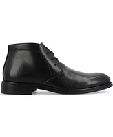 Vance Co. Men's Linus Tru Comfort Foam Plain Toe Lace-Up Chukka Boots