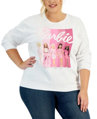 Love Tribe Trendy Plus Barbie & Friends Graphic Sweatshirt
