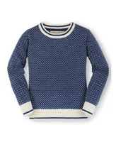 Hope & Henry Baby Boys Organic Cotton Long Sleeve Crew Neck Pullover Sweater