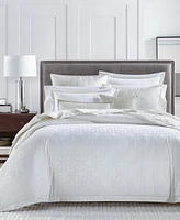 Hotel Collection Fresco Jacquard 525-Thread Count Egyptian Cotton 3-Pc. Duvet Cover Set, Full/Queen, Exclusively at Macy's