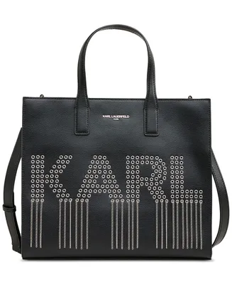 Karl Lagerfeld Paris Nouveau Medium Leather Tote