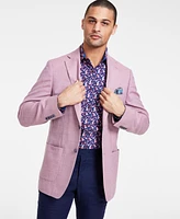 Tallia Men's Slim-Fit Lilac Weave Wool-Blend Sport Coat