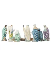 Glitzhome 12 Pieces Deluxe Resin Nativity Figurine Set