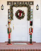 Glitzhome 42" H Wooden Christmas Soldier Nutcracker