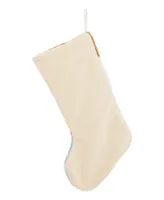 Glitzhome 20" L Hooked Stocking, Angel