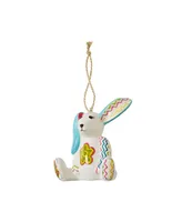 Kit Kemp for Spode Christmas Doodles Minnie Rabbit Patchwork Ornament