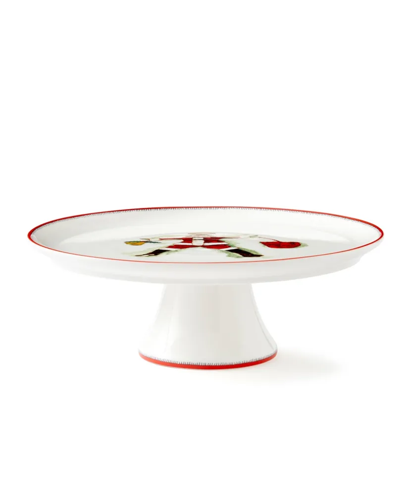 Kit Kemp for Spode Christmas Doodles Best in Snow Cake Stand