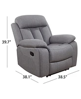 Fletcher 38.5" Stain-Resistant Polyester Reclining Chair