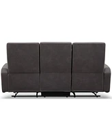 Bentley 70.5" Polyester Manual Reclining Sofa