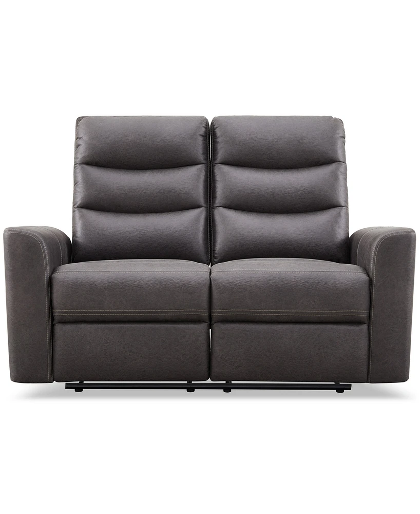Bentley 58.5" Polyester Manual Reclining Loveseat
