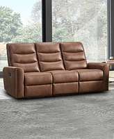 Bentley 70.5" Polyester Manual Reclining Sofa