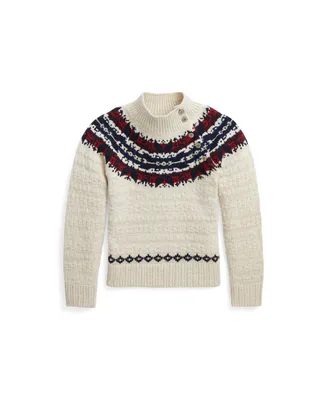 Polo Ralph Lauren Toddler and Little Girls Fair Isle Wool-Blend Sweater