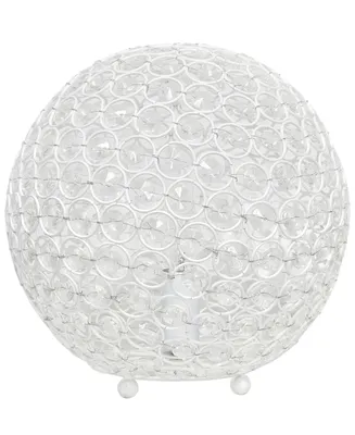 Lalia Home Elipse 10" Crystal Orb Table Lamp