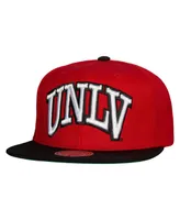 Men's Mitchell & Ness Red, Black Unlv Rebels 2-Tone 2.0 Snapback Hat