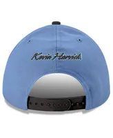 Men's New Era Light Blue, Black Kevin Harvick 9FORTY Snapback Adjustable Hat