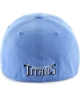 Men's '47 Brand Light Blue Tennessee Titans Franchise Logo Fitted Hat