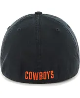 Men's '47 Brand Black Oklahoma State Cowboys Franchise Fitted Hat