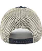 Men's '47 Brand Navy, Natural New England Patriots Notch Trucker Clean Up Adjustable Hat