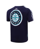 Men's Pro Standard Navy, Seattle Mariners Taping T-shirt