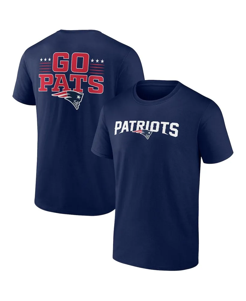 Profile Navy New England Patriots Big And Tall Two-sided T-shirt in Blue  for Men