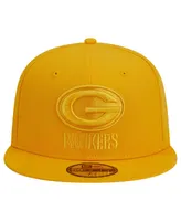 Men's New Era Gold Green Bay Packers Color Pack 59FIFTY Fitted Hat