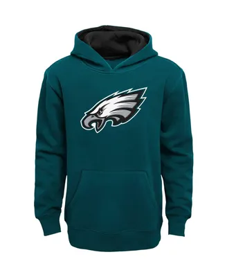 Big Boys Midnight Green Philadelphia Eagles Prime Pullover Hoodie